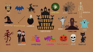 Halloween Vocabulary Words in English | List of Halloween Words