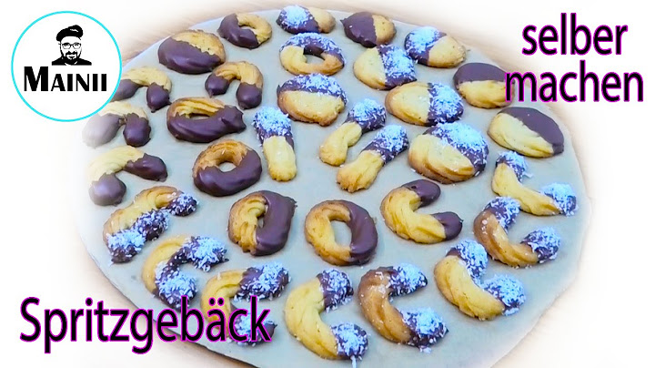 Spritzgebäck Kekse Plätzchen einfach selber machen