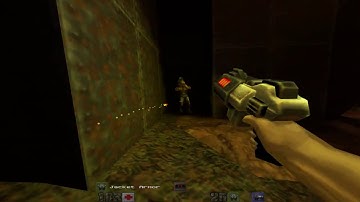 Quake 2 - Outer Base Fun [base1] (yamagi)