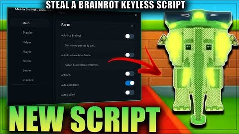 [☢️] Steal a Brainrot script *NO KEY* - Instant steal, secret finder, dupe & More! ☠️