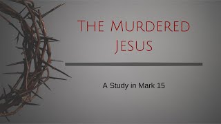 Mocking Jesus (Mark 15:16-20)