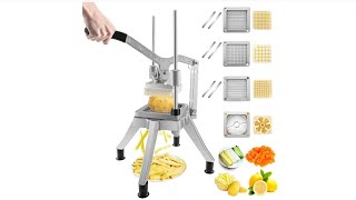 Vevor Stainless Steel Commercial Vegetable Chopper -French Fry Cutter - Apple Corer - It's EXCELLENT