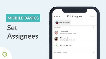 Quire Mobile Basics: Set Assignees