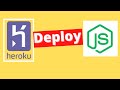 deploy node app to heroku