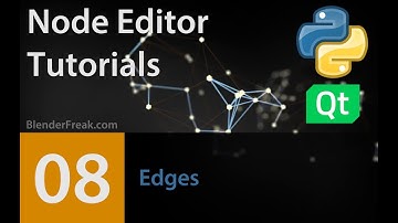 Node Editor Tutorial 08: How to implement Edges