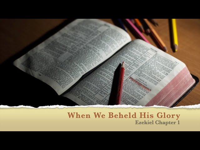 When we behold his Glory - Studies in Ezekiel (Part 5)