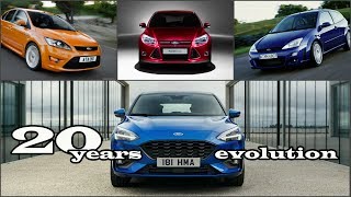 Форд Фокус Эволюция История 1998-2018 (Hatchback) Ford Focus Evolution History