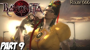 Bayonetta Gameplay Walkthrough Part 9 - Route 666 - Wii U