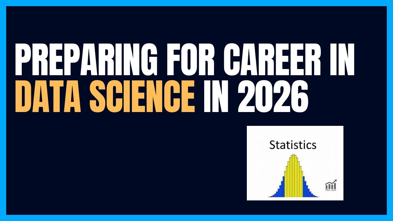 How to Study for a Career in Data Science in 2026 - YouTube