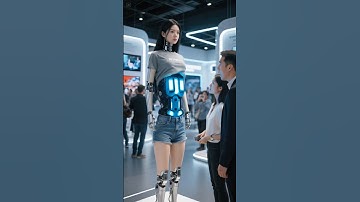 Visitors were surprised by the robot