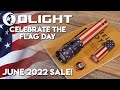 The Olight Celebrate The Flag Day June 2022 Sale! [Stars &amp; Stripes Collection]