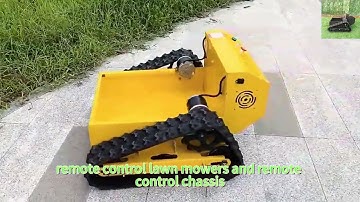 factory direct sales low price customization DIY wireless-controlled tracked chassis from China