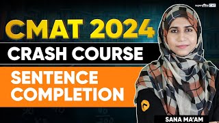 CMAT 2024 Crash Course | Sentence Completion in One Video SuperGrads CAT