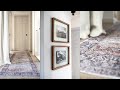 HALL MAKEOVER & Decorating ideas // Loloi Rug, New Paint + Hardware!