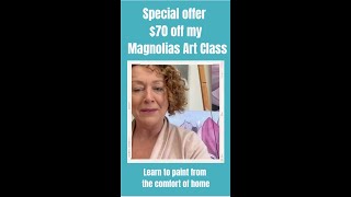 Special offer on my Magnificent Magnolias Art lesson pack !