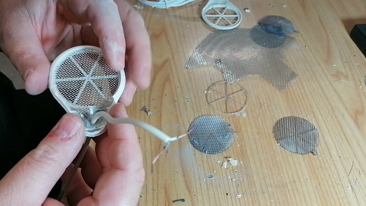 Cambiamos la malla del reactor antialgas