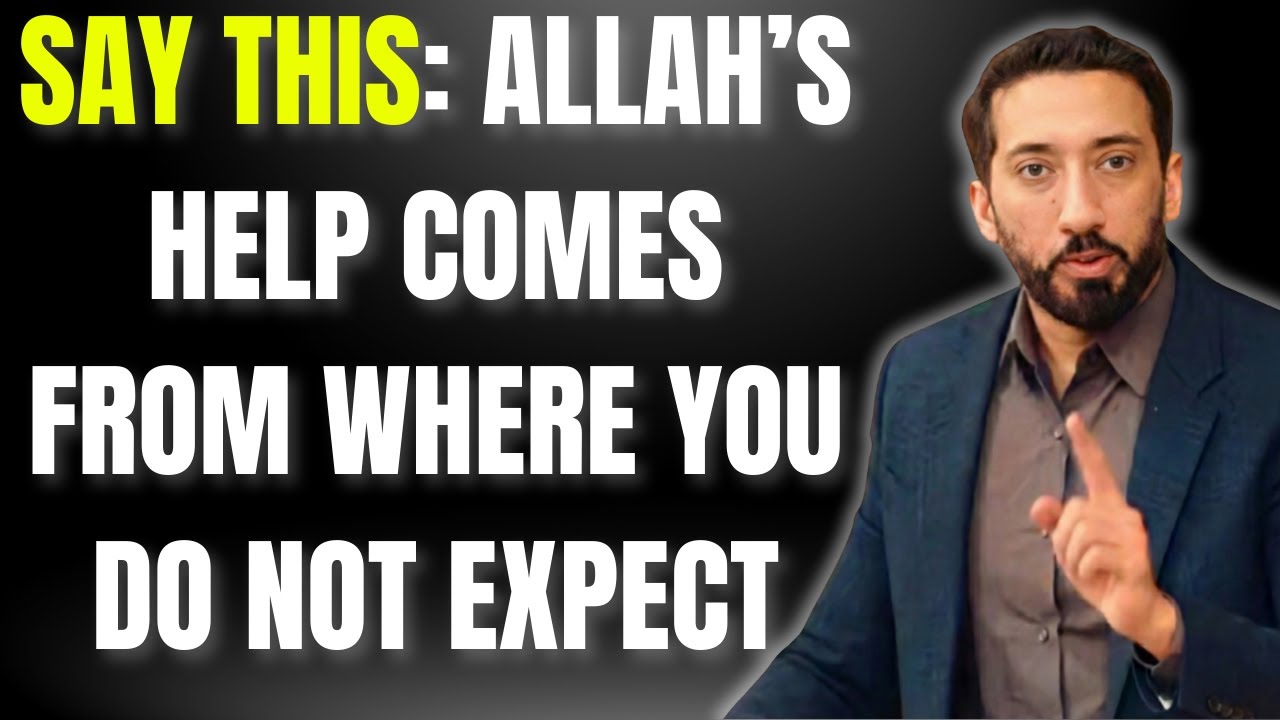 DO THIS LET THE KNOTS IN YOUR LIFE START TO UNRAVEL - Nouman Ali Khan