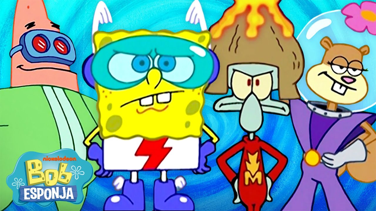 Bob Esponja | 50 minutos das melhores parcerias do Bob Esponja! 🤝 | Bob Esponja em Português
