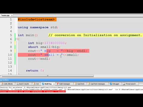 ภาษาซีพลัสพลัส CPP 023 ConversionOnAssigment