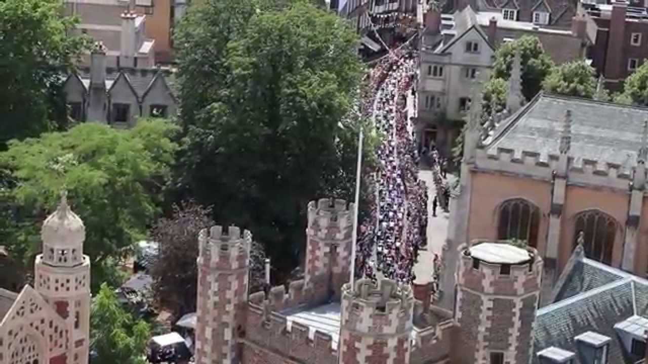 The Tour de France passes by John's