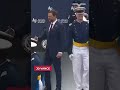 JD Vance chest bumps with US Air Force graduating cadet