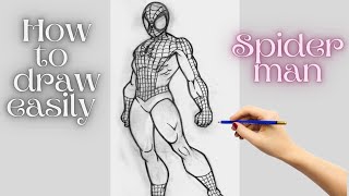 How to Draw Spider Man Like a Pro - The Step by Step Guide | Spiderman drawing step by step screenshot 3
