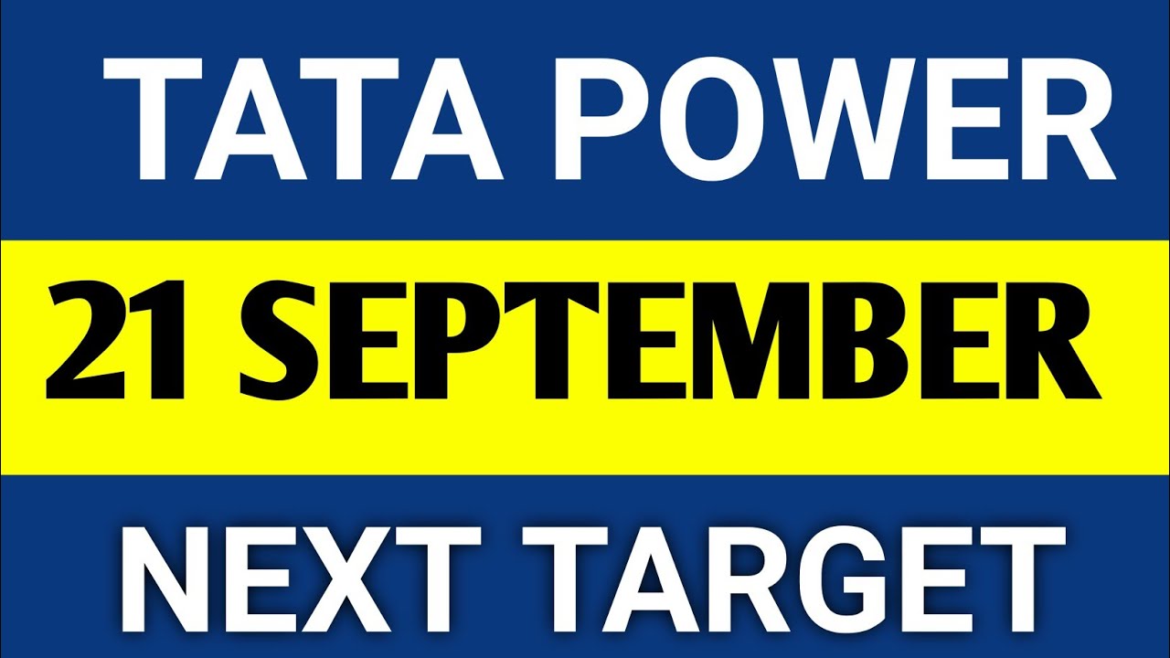 TATA POWER SHARE 21 SEPTEMBER TATA POWER SHARE ANALYSIS TATA POWER tata-power-share-21-september-tata-power-share-analysis-tata-power