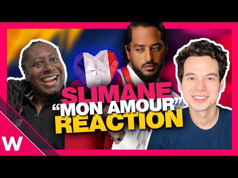 ?? Slimane - Mon Amour Reaction | France Eurovision 2024 live performance