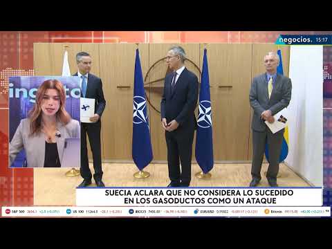 Suecia aclara que no considera lo sucedido en los gasoductos como un ataque