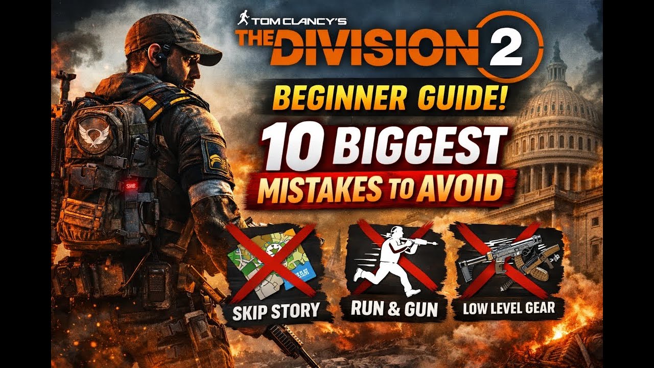 The Division 2 Beginner Guide – 10 Mistakes New Players MUST Avoid!