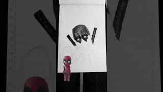 Processing The Marvel Character #deadpool  😉🎨 ll #shorts #art #marvel