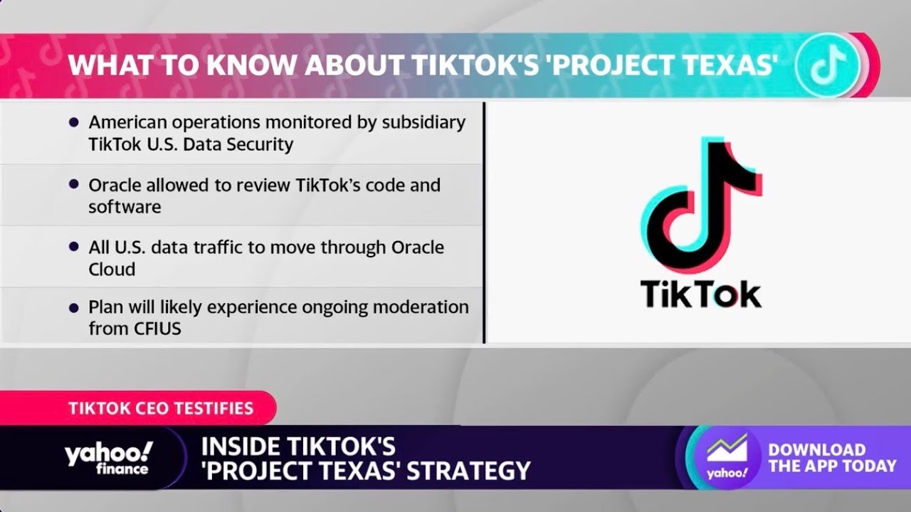 What to know about TikTok's 'Project Texas' following CEO's Capitol Hill  hearing - YouTube