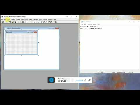 How to display hidden windows||Visual basic 6.0