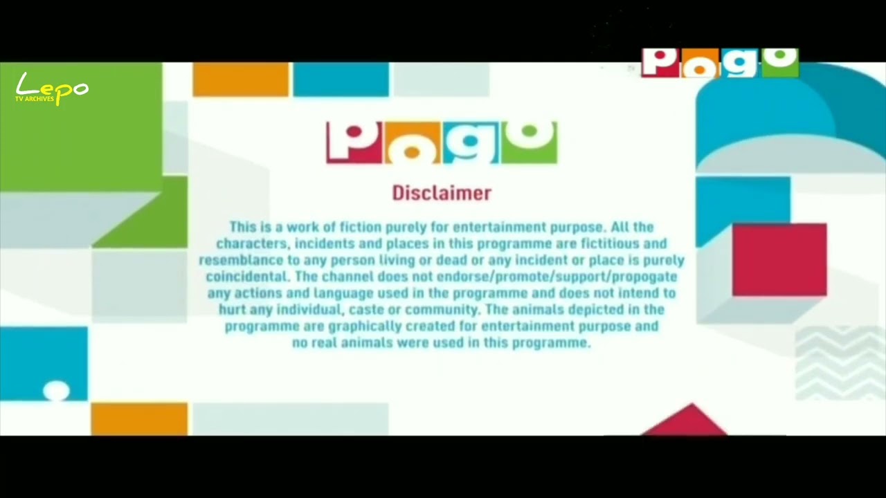 Pogo India - Disclaimer (2016-Present)