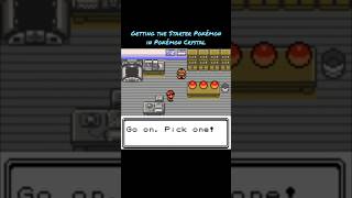 Getting the Starter Pokémon in Pokémon Crystal #pokemoncrystal #pokemon #johto #youtubeshorts #fyp