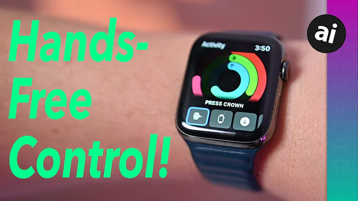 How to Control Your Apple Watch HANDS FREE!