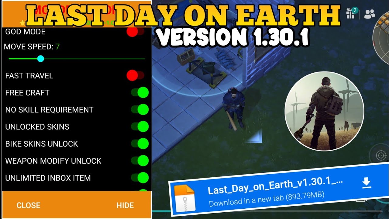 NEW UPDATE!! LAST DAY ON EARTH MOD MENU APK V1.30.1
