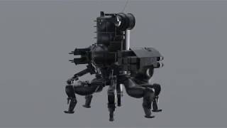 Quasimodo Spider-Tank - Base Metal, Glass, And Emission