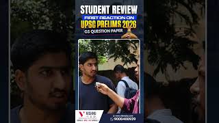 UPSC Prelims 2026 Student Review on General Studies Paper