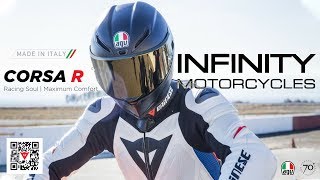 AGV Corsa-R plain Gloss black Helmet 360° Spin View Video - YouTube
