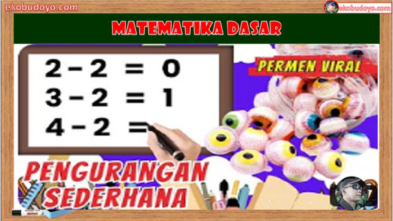 pengurangan-dua-bilangan-satu-angka-dengan-permen-bola-mata-belajar