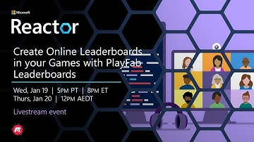 Create Online Leaderboards in your Games with PlayFab Leaderboards