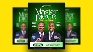 How to Design a Professional Masterpiece Service Poster for All Social Media