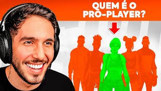 QUEM É O PRO 2.0? 4 NOOBS VS 1 PRO DISFARÇADO! #1