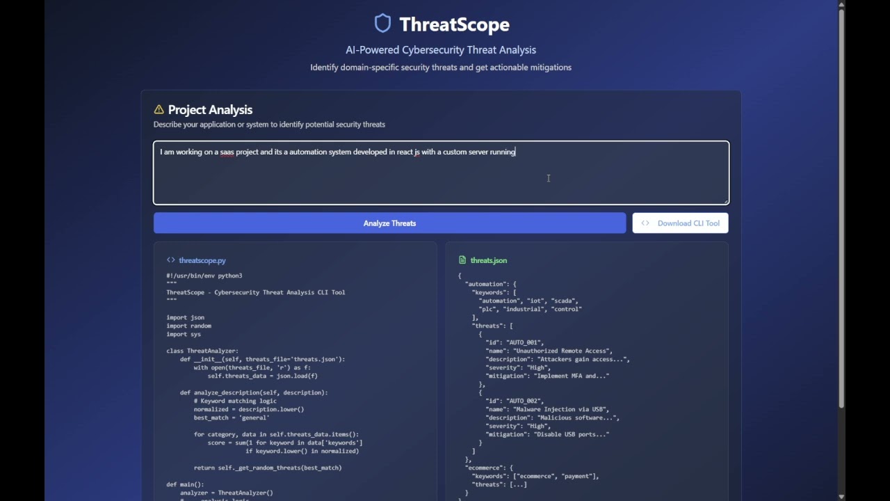 Hackathon Project Demo
