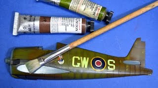 Painting Plastic Models With Brushes - Oil Paints - Great Guide
