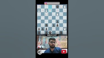 Mate in 2 Puzzle #27 | PlayChessWithAbhishek #chess #playchess #chessindia