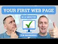 How To Create Your First Web Page With HTML [For Beginners]