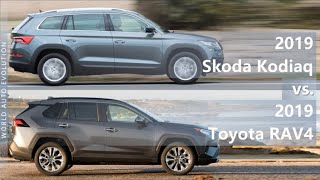 2019 Skoda Kodiaq vs 2019 Toyota RAV4 (technical comparison)