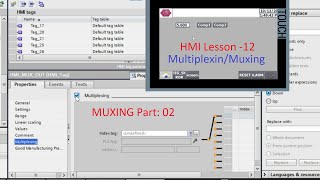 TIA Portal: Multiplexing using HMI